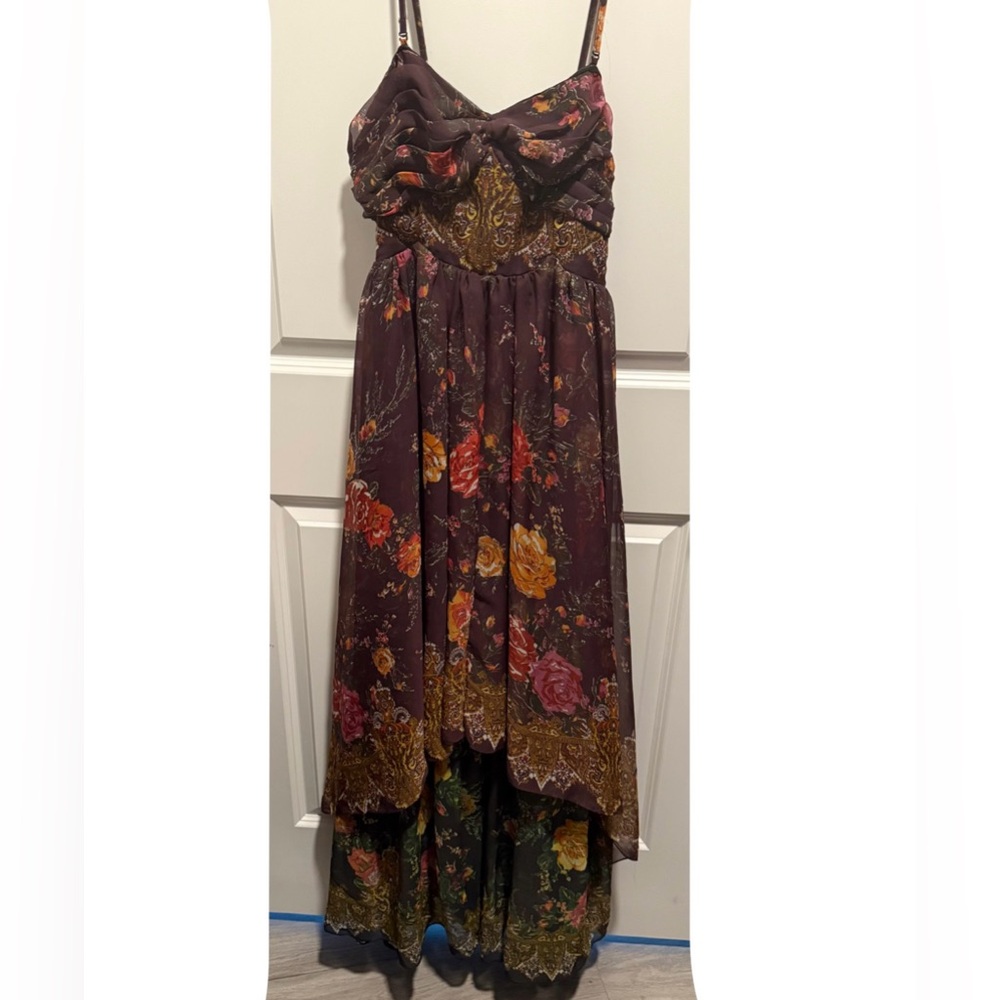 Floral high-low Free People Dress NEVER WORN - Picture 1 of 2